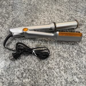 InStyler IS1001.1 Rotating 1.25" Hot Iron/Brush Hair Curling Straightening-*READ